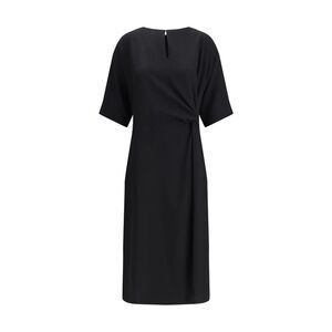 Crida Milano Women Praga Black Midi Dress